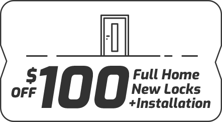 $100 off Full Home New Locks + Installation